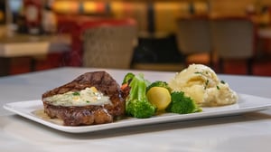 Steak at Grand Café.