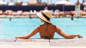 Photo of Guest relaxing in The Pool at Grand Sierra Resort in Reno, Nevada